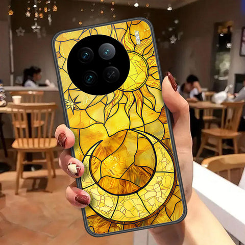 Vivo X90 Pro Cover - Celestial Starry Universe Series  - HQ Ultra Shine Premium Infinity Glass Soft Silicon Borders Case