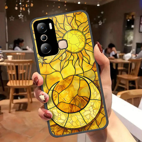 Infinix Hot 20i Cover - Celestial Starry Universe Series  - HQ Ultra Shine Premium Infinity Glass Soft Silicon Borders Case