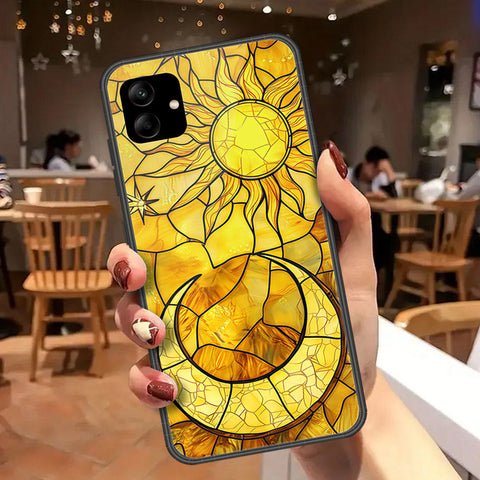 Samsung Galaxy A04 Cover - Celestial Starry Universe Series - HQ Ultra Shine Premium Infinity Glass Soft Silicon Borders Case