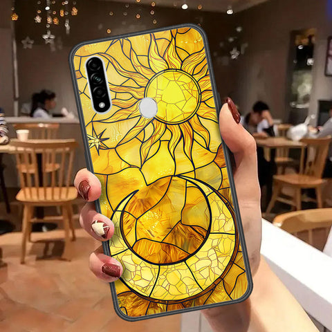 Oppo A8 Cover - Celestial Starry Universe Series  - HQ Ultra Shine Premium Infinity Glass Soft Silicon Borders Case
