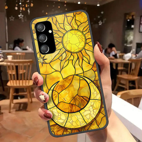 Samsung Galaxy A14 Cover - Celestial Starry Universe Series  - HQ Ultra Shine Premium Infinity Glass Soft Silicon Borders Case