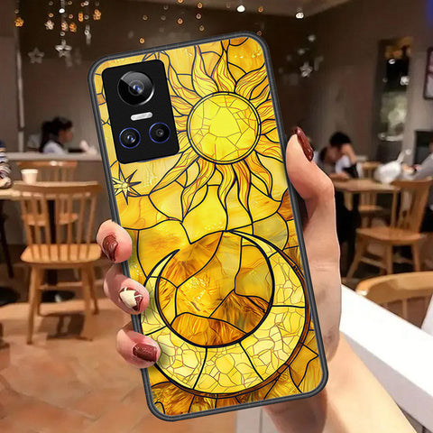 Realme GT Neo 3 Cover - Celestial Starry Universe Series  - HQ Ultra Shine Premium Infinity Glass Soft Silicon Borders Case