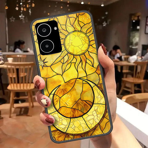 Realme 10 Cover - Celestial Starry Universe Series  - HQ Ultra Shine Premium Infinity Glass Soft Silicon Borders Case