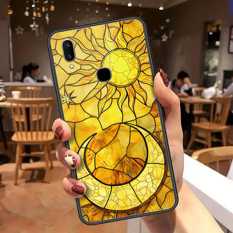 Vivo Z3 Cover - Celestial Starry Universe Series  - HQ Ultra Shine Premium Infinity Glass Soft Silicon Borders Case