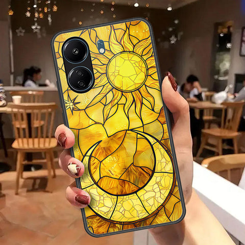 Xiaomi Poco C65 Cover - Celestial Starry Universe Series  - HQ Ultra Shine Premium Infinity Glass Soft Silicon Borders Case