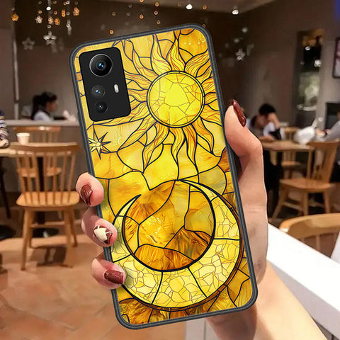 Xiaomi Redmi Note 12S Cover - Celestial Starry Universe Series - HQ Ultra Shine Premium Infinity Glass Soft Silicon Borders Case