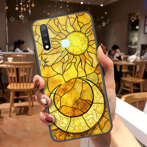 Vivo Y19 Cover - Celestial Starry Universe Series  - HQ Ultra Shine Premium Infinity Glass Soft Silicon Borders Case