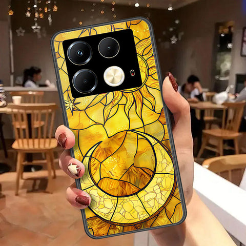 Infinix Note 40 Pro Plus Cover - Celestial Starry Universe Series - HQ Ultra Shine Premium Infinity Glass Soft Silicon Borders Case