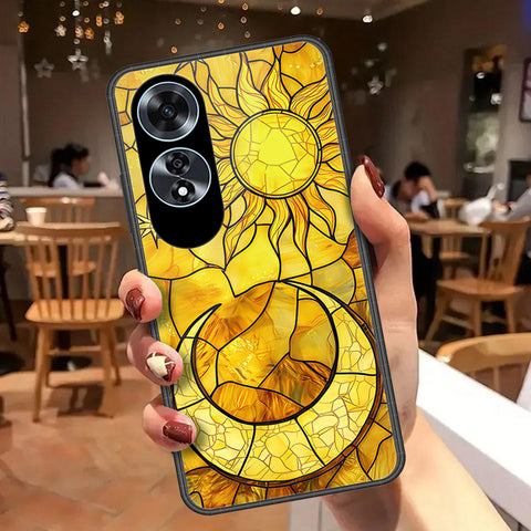 Oppo A60 Cover - Celestial Starry Universe Series - HQ Ultra Shine Premium Infinity Glass Soft Silicon Borders Case