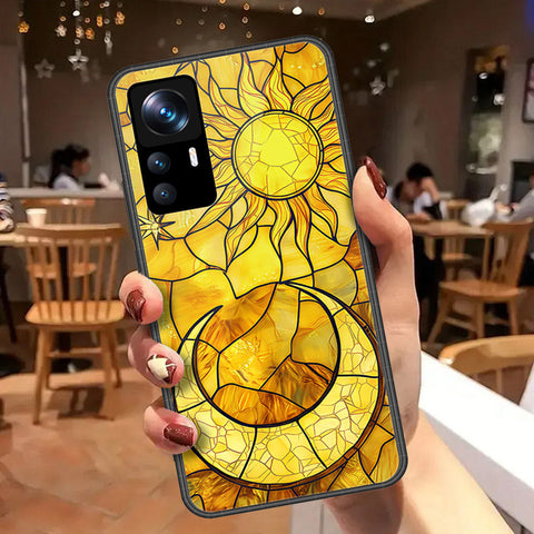 Xiaomi 12T Pro Cover - Celestial Starry Universe Series - HQ Ultra Shine Premium Infinity Glass Soft Silicon Borders Case