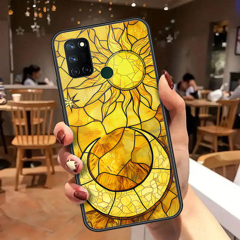 Realme 7i Cover - Celestial Starry Universe Series  - HQ Ultra Shine Premium Infinity Glass Soft Silicon Borders Case
