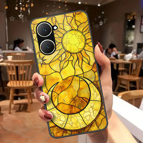 Vivo Y03 Cover - Celestial Starry Universe Series - HQ Ultra Shine Premium Infinity Glass Soft Silicon Borders Case