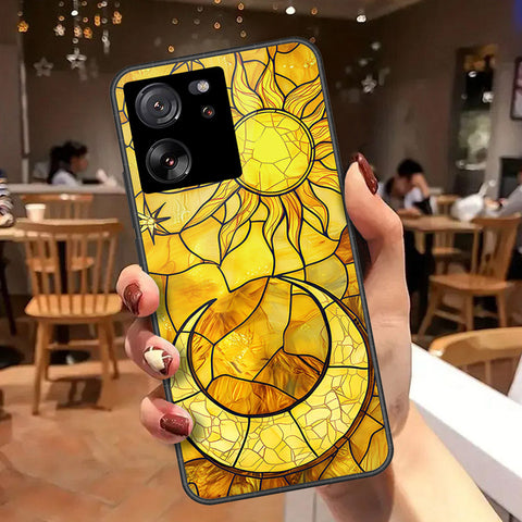 Xiaomi 13T Pro Cover - Celestial Starry Universe Series - HQ Ultra Shine Premium Infinity Glass Soft Silicon Borders Case