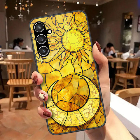 Samsung Galaxy S23 FE Cover - Celestial Starry Universe Series - HQ Ultra Shine Premium Infinity Glass Soft Silicon Borders Case