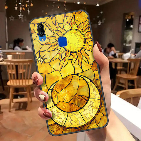 Vivo Y91i Cover - Celestial Starry Universe Series - HQ Ultra Shine Premium Infinity Glass Soft Silicon Borders Case