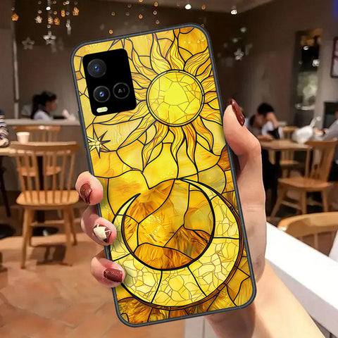 Vivo Y32 Cover - Celestial Starry Universe Series - HQ Ultra Shine Premium Infinity Glass Soft Silicon Borders Case