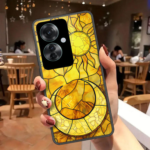 Oppo Reno 11F 5G Cover - Celestial Starry Universe Series - HQ Ultra Shine Premium Infinity Glass Soft Silicon Borders Case