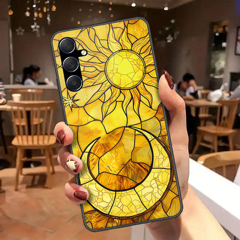 Samsung Galaxy M34 5G Cover - Celestial Starry Universe Series - HQ Ultra Shine Premium Infinity Glass Soft Silicon Borders Case