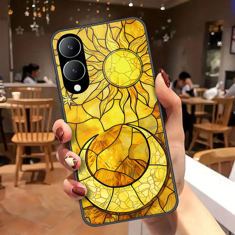 Vivo Y28 5G Cover - Celestial Starry Universe Series - HQ Ultra Shine Premium Infinity Glass Soft Silicon Borders Case