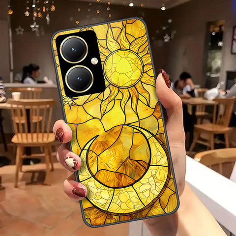 Vivo Y27 Cover - Celestial Starry Universe Series - HQ Ultra Shine Premium Infinity Glass Soft Silicon Borders Case