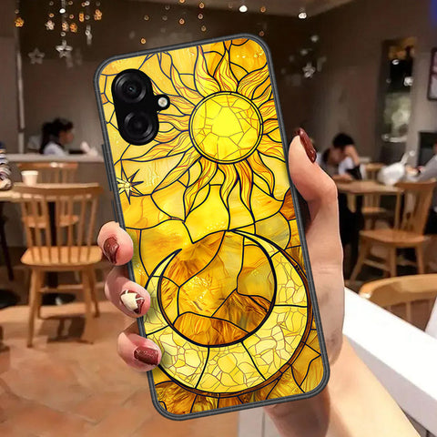 Samsung Galaxy M07 Cover - Celestial Starry Universe Series - HQ Ultra Shine Premium Infinity Glass Soft Silicon Borders Case