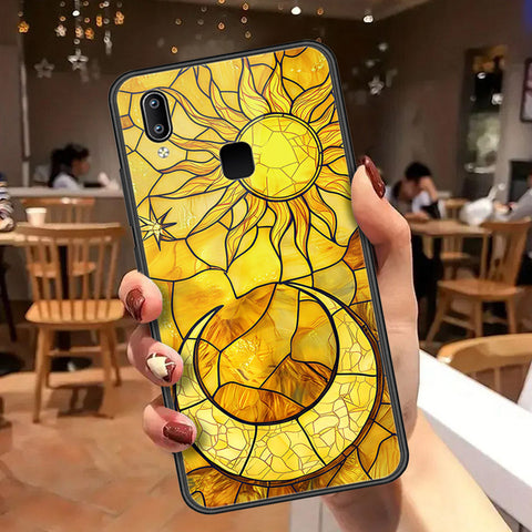 Vivo Z1 Cover - Celestial Starry Universe Series  - HQ Ultra Shine Premium Infinity Glass Soft Silicon Borders Case