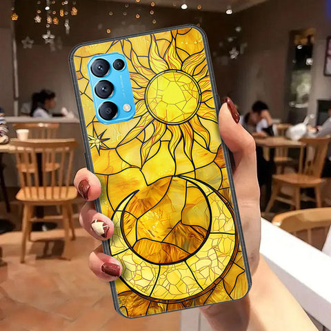 Oppo Reno 5 5G Cover - Celestial Starry Universe Series  - HQ Ultra Shine Premium Infinity Glass Soft Silicon Borders Case