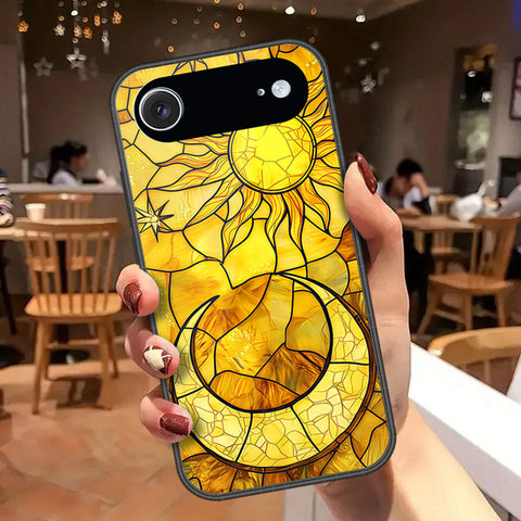 iPhone 18 Air - Celestial Starry Universe Series - HQ Ultra Shine Premium Infinity Glass Soft Silicon Borders Case