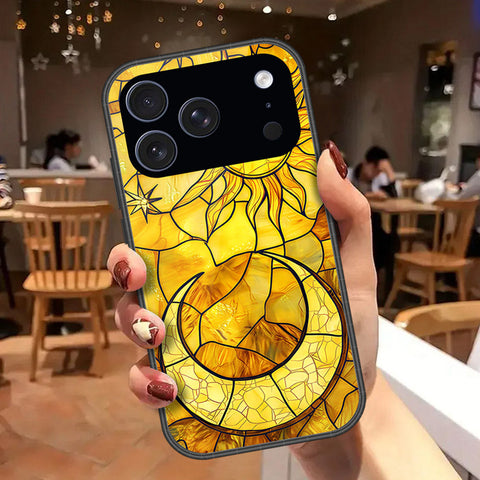 iPhone 17 Pro - Celestial Starry Universe Series - HQ Ultra Shine Premium Infinity Glass Soft Silicon Borders Case