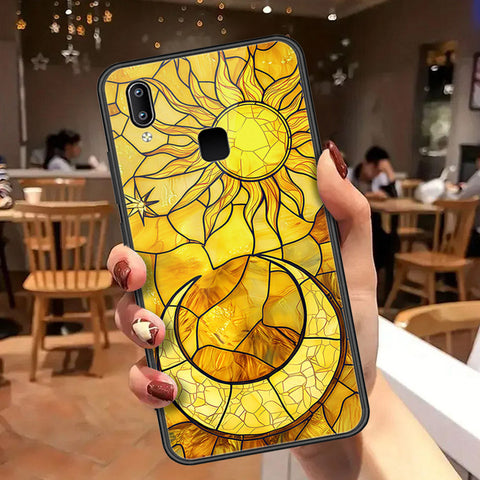 Vivo Y95 Cover - Celestial Starry Universe Series  - HQ Ultra Shine Premium Infinity Glass Soft Silicon Borders Case