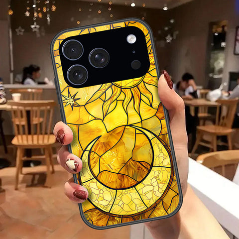 iPhone 17 Pro Max - Celestial Starry Universe Series - HQ Ultra Shine Premium Infinity Glass Soft Silicon Borders Case