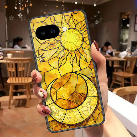 Google Pixel 9a Cover - Celestial Starry Universe Series - HQ Ultra Shine Premium Infinity Glass Soft Silicon Borders Case