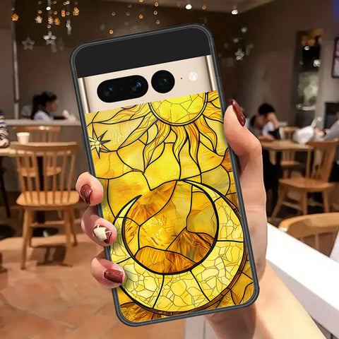 Google Pixel 7 Pro Cover - Celestial Starry Universe Series  - HQ Ultra Shine Premium Infinity Glass Soft Silicon Borders Case