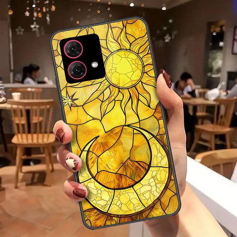 Motorola Moto G84 Cover - Celestial Starry Universe Series - HQ Ultra Shine Premium Infinity Glass Soft Silicon Borders Case