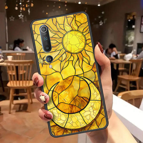 Xiaomi Mi 10 Cover - Celestial Starry Universe Series  - HQ Ultra Shine Premium Infinity Glass Soft Silicon Borders Case