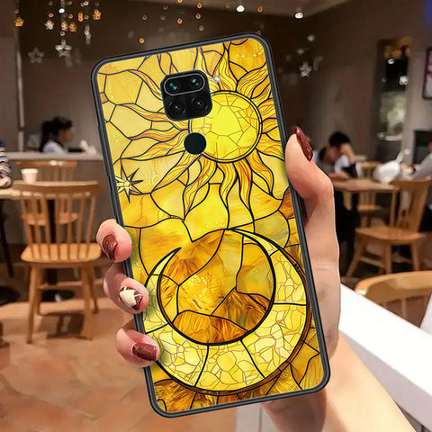 Xiaomi Redmi Note 9 Cover - Celestial Starry Universe Series  - HQ Ultra Shine Premium Infinity Glass Soft Silicon Borders Case