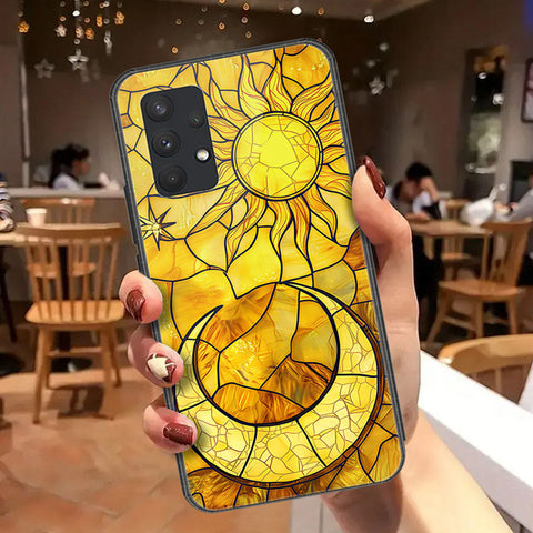 Samsung Galaxy A32 Cover - Celestial Starry Universe Series  - HQ Ultra Shine Premium Infinity Glass Soft Silicon Borders Case