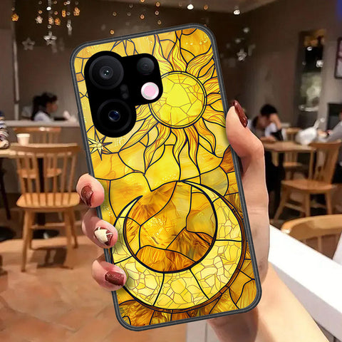 Vivo X200 FE Cover - Celestial Starry Universe Series - HQ Ultra Shine Premium Infinity Glass Soft Silicon Borders Case