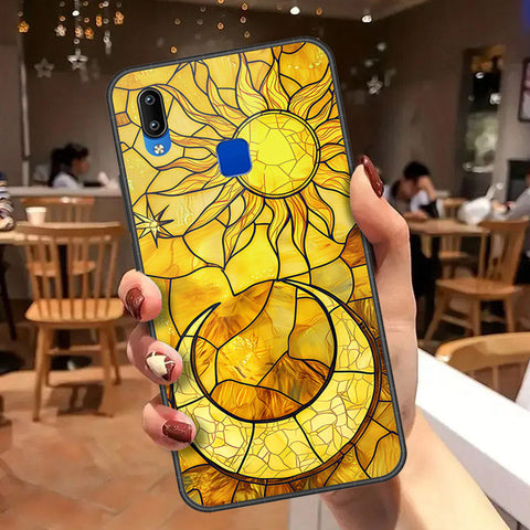 Vivo Y90 Cover - Celestial Starry Universe Series - HQ Ultra Shine Premium Infinity Glass Soft Silicon Borders Case