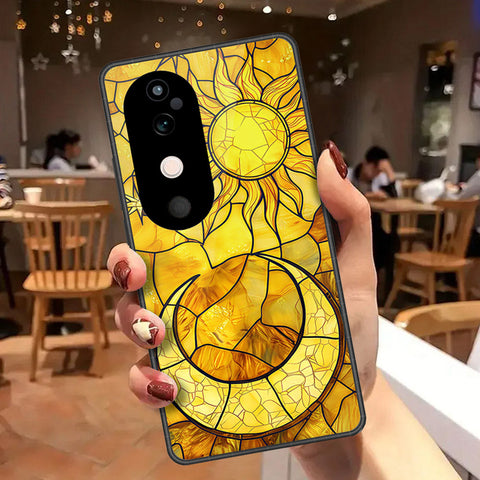Vivo S19 Cover - Celestial Starry Universe Series - HQ Ultra Shine Premium Infinity Glass Soft Silicon Borders Case