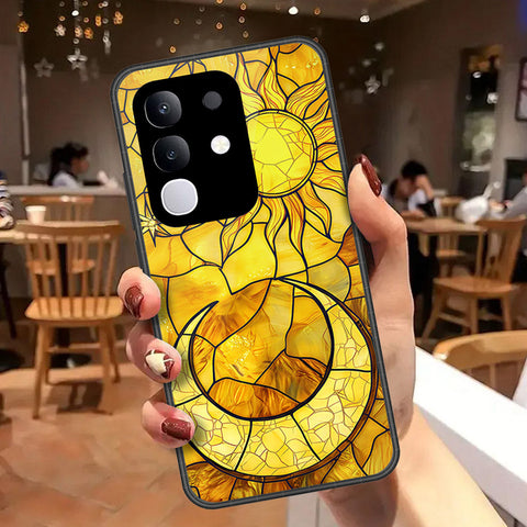 Vivo Y29 4G Cover - Celestial Starry Universe Series - HQ Ultra Shine Premium Infinity Glass Soft Silicon Borders Case