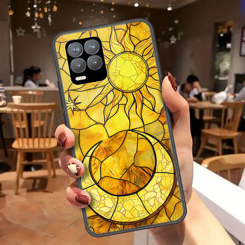 Realme 8 Pro Cover - Celestial Starry Universe Series  - HQ Ultra Shine Premium Infinity Glass Soft Silicon Borders Case