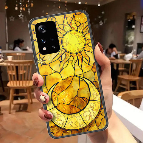 Xiaomi Redmi Note 11 5G Cover - Celestial Starry Universe Series - HQ Ultra Shine Premium Infinity Glass Soft Silicon Borders Case