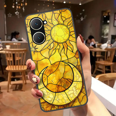 Vivo Y18 Cover - Celestial Starry Universe Series - HQ Ultra Shine Premium Infinity Glass Soft Silicon Borders Case