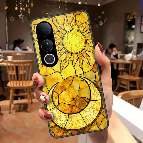 Vivo V50 Lite Cover - Celestial Starry Universe Series - HQ Ultra Shine Premium Infinity Glass Soft Silicon Borders Case