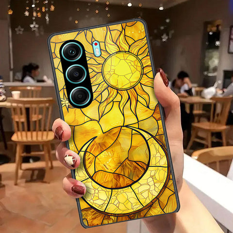 Tecno Camon 40 Pro Cover - Celestial Starry Universe Series  - HQ Ultra Shine Premium Infinity Glass Soft Silicon Borders Case