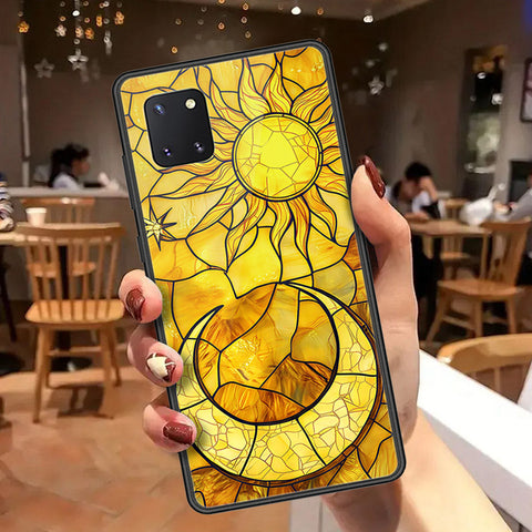 Samsung Galaxy A81 Cover - Celestial Starry Universe Series  - HQ Ultra Shine Premium Infinity Glass Soft Silicon Borders Case