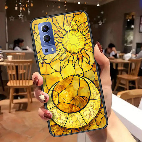 Vivo Y52 5G Cover - Celestial Starry Universe Series - HQ Ultra Shine Premium Infinity Glass Soft Silicon Borders Case