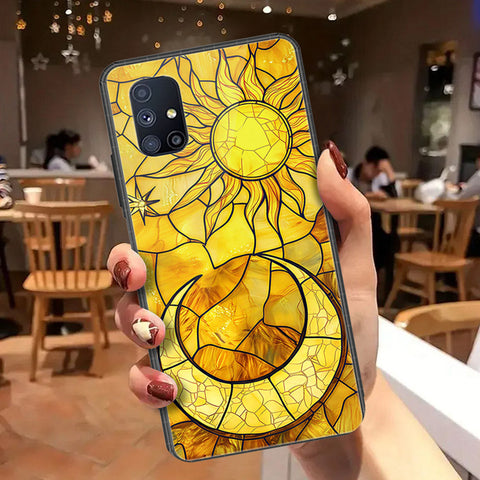 Samsung Galaxy M51 Cover - Celestial Starry Universe Series  - HQ Ultra Shine Premium Infinity Glass Soft Silicon Borders Case