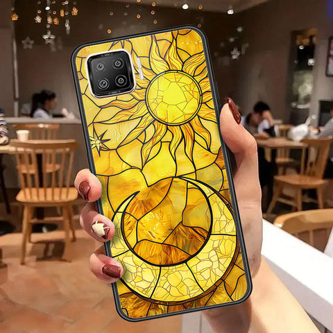 Oppo A73 Cover - Celestial Starry Universe Series  - HQ Ultra Shine Premium Infinity Glass Soft Silicon Borders Case